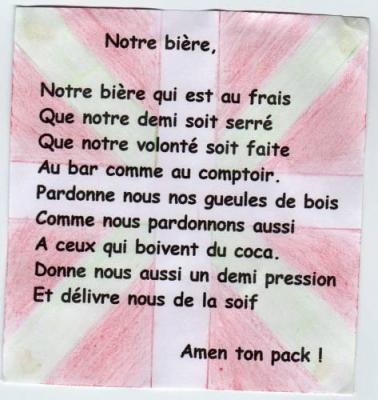 nouvelle pri&eacute;re